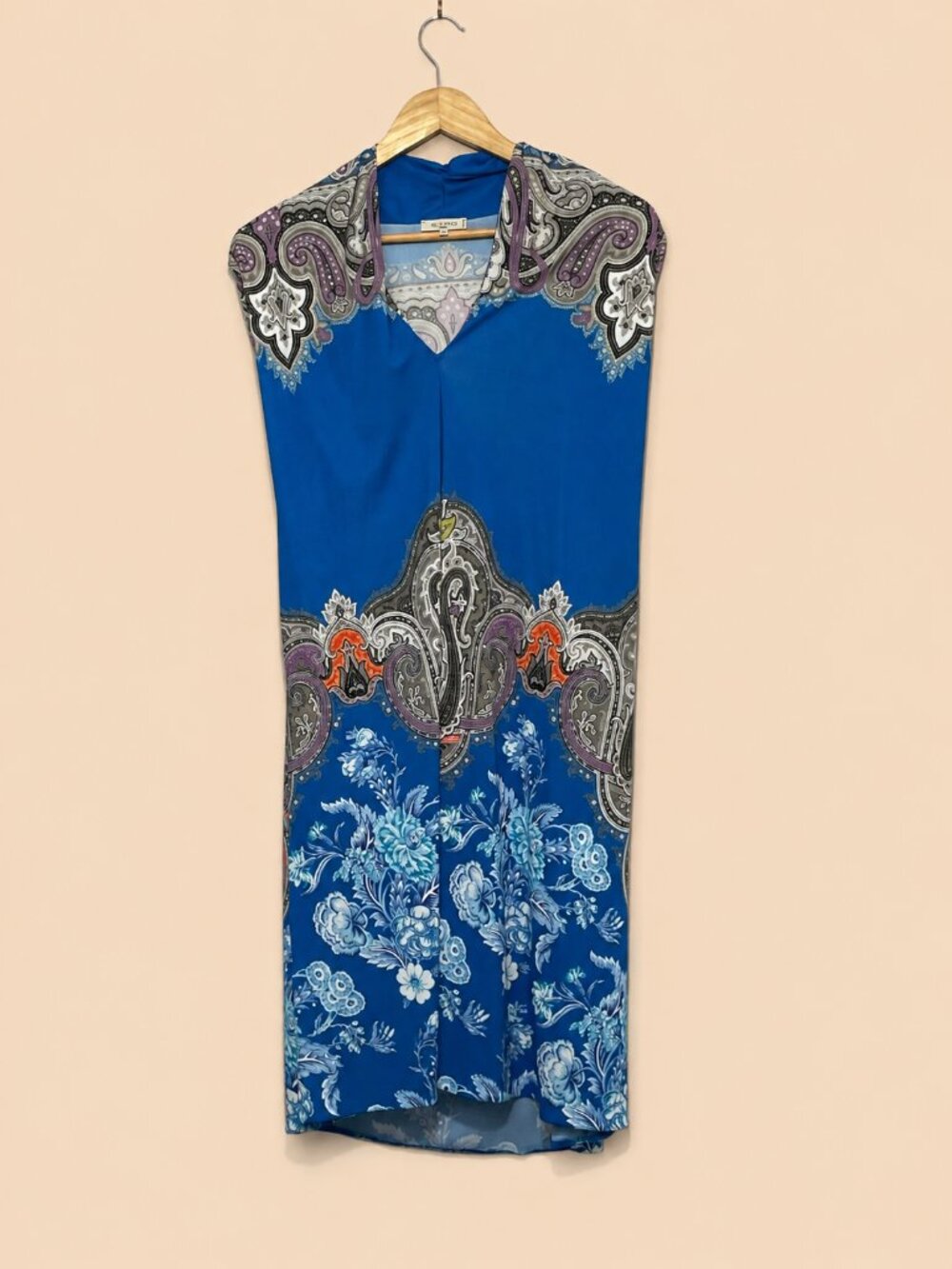 Etro Italy Like New Sleeveless Mid Length Dress with Belt IT48 Size